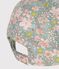 Children's cap in twill printed with flowers SPRAY /MULTICO