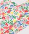 Children's floral pattern cotton leggings white/multicolor