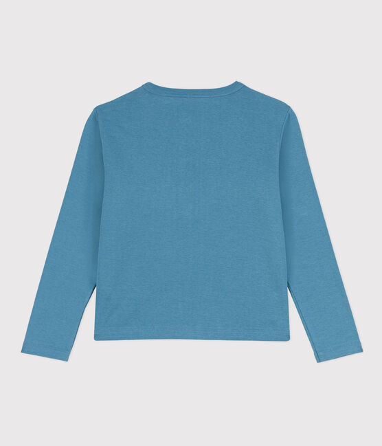 Girls' Cotton Cardigan LAVIS blue