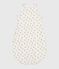 Babies' 3 TOG leopard-print corduroy sleeping bag MARSHMALLOW white/MULTICO white