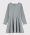 Girls' Long-Sleeved Dress SUBWAY CHINE grey
