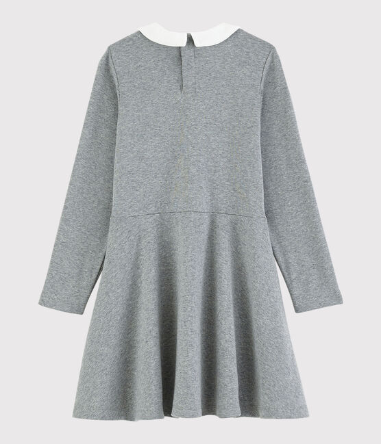 Girls' Long-Sleeved Dress SUBWAY CHINE grey