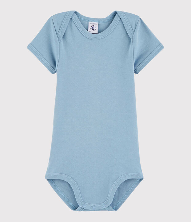 Unisex Babies' Short-Sleeved Bodysuit blue