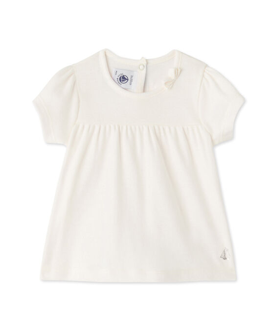 Baby girls' tee MARSHMALLOW white