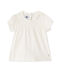 Baby girls' tee MARSHMALLOW white