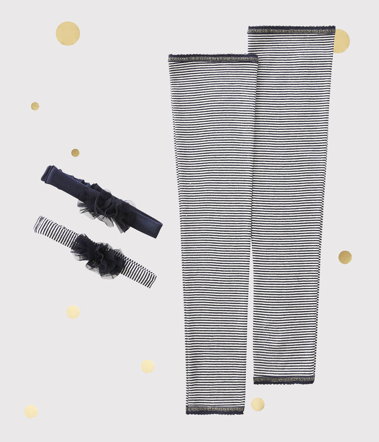 Girl's leg warmers and headbands Petit bateau x Marie-Agn&egrave;s Gillot SPECIAL LOT 00
