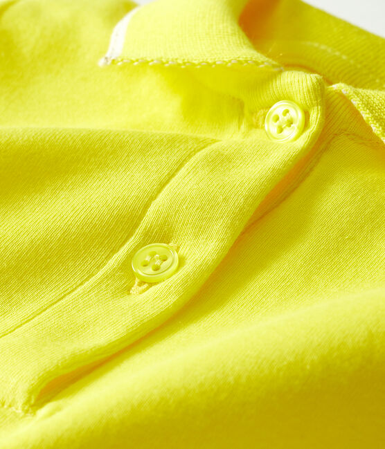 Baby Girls' Polo Shirt Dress EBLOUIS yellow