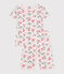Children's floral print cotton capri pyjamas FLEUR pink/MULTICO white