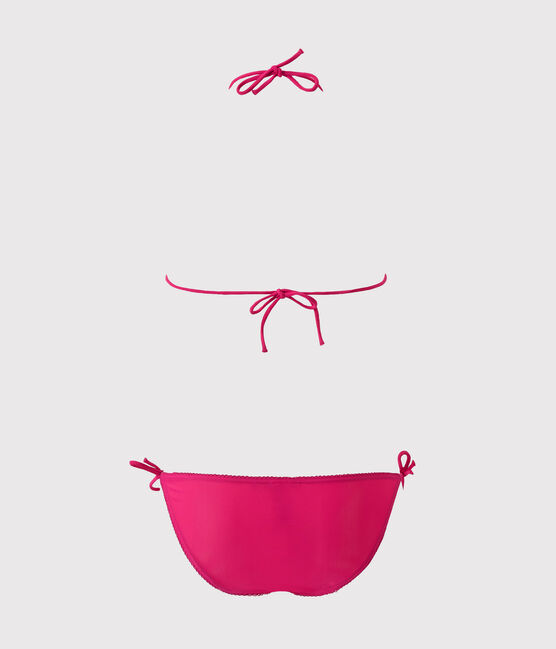 Women's plain bikini PETUNIA pink