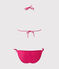 Women's plain bikini PETUNIA pink