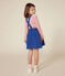 Iconic Breton top in cotton for girls or boys ROSEWOOD pink/AVALANCHE