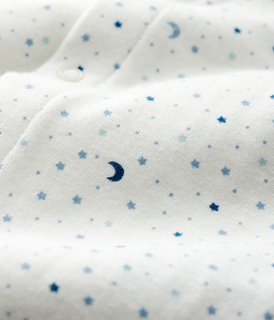 Baby Boys' Starry Night Tube Knit Sleepsuit MARSHMALLOW white/MULTICO white