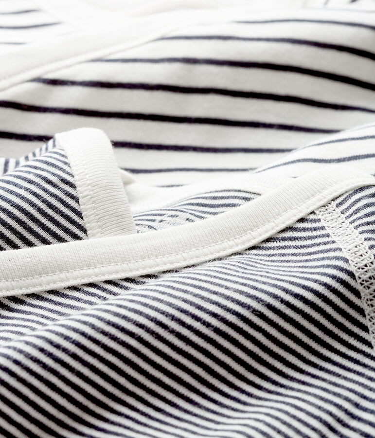 Baby Kimono Bodysuit and Undershirt Set in Rib Knit multicolor