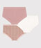 Girls' Flower Cotton Briefs - 3-Pack variante 1