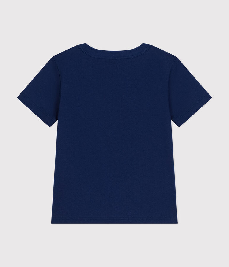 Boys' short-sleeved fine jersey T-Shirt MEDIEVAL blue