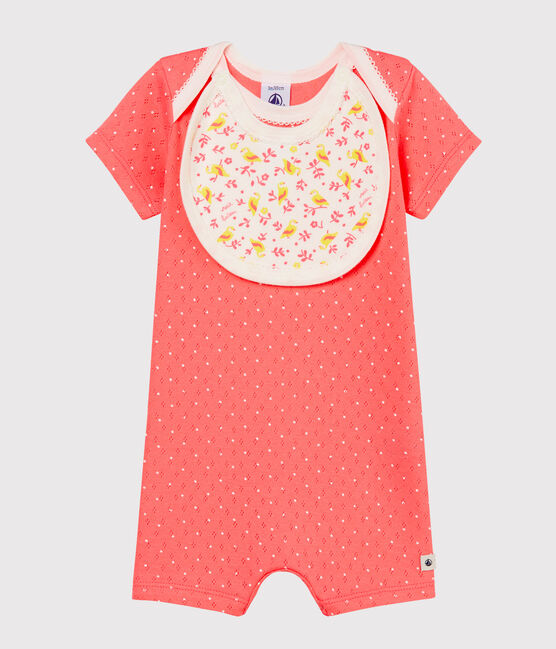 Baby Girls' Shortie CUPCAKE pink/MARSHMALLOW white