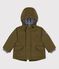 Babies' Water-Repellent Parka MILITARY green
