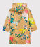 Girls' Waxed Coat COPPER pink/MULTICO white