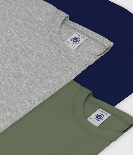 Pack of children's short-sleeved plain cotton T-shirts variante 1