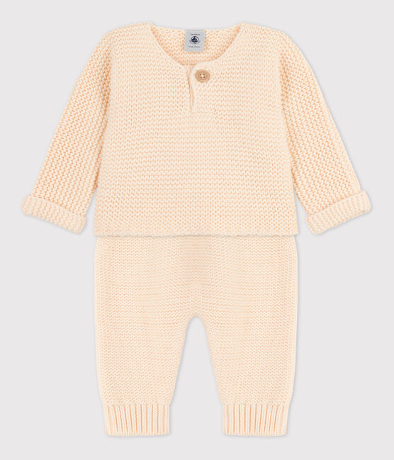 Cotton Knit Clothing - 2-Piece Set AVALANCHE Ecru