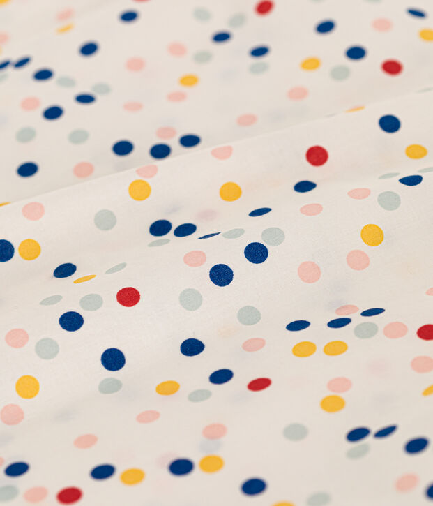 Babies' Sleeveless Poplin Blouse white/multicolor