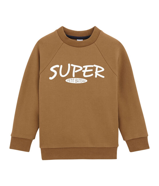 Boy's sweatshirt BRINDILLE brown