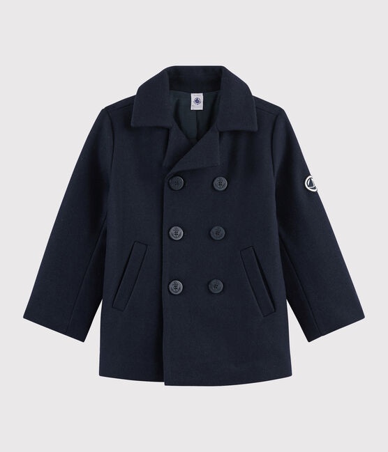 Boys' woollen reefer SMOKING blue