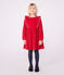 Children's long-sleeved plain corduroy dress TERKUIT red