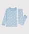 Children's heart print cotton pyjamas MIMI /ECUME