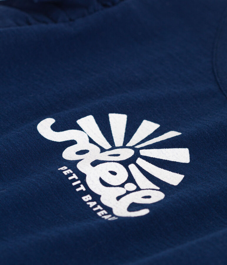 Girls' Slub Jersey T-shirt blue