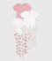 Babies' short-sleeved floral cotton bodies - 5-pack variante 1