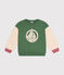 Girls' fleece sweatshirt PALMERAIE /MULTICO