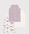 Girls' Paris Themed Cotton Vests - 3-Pack variante 1