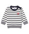 Baby Boys' Sailor Striped Long-Sleeved T-Shirt MARSHMALLOW white/SMOKING blue