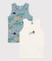 Boys' Explorer Patterned Cotton Vests - 2-Pack variante 1