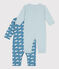 Striped and Whale Cotton Sleepsuits - Pack of 2 variante 1