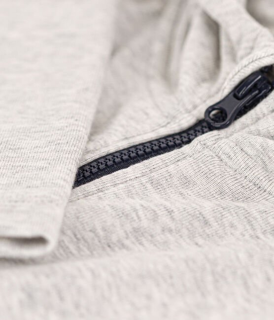 Boys' Zip-Up Hoodie BELUGA CHINE grey