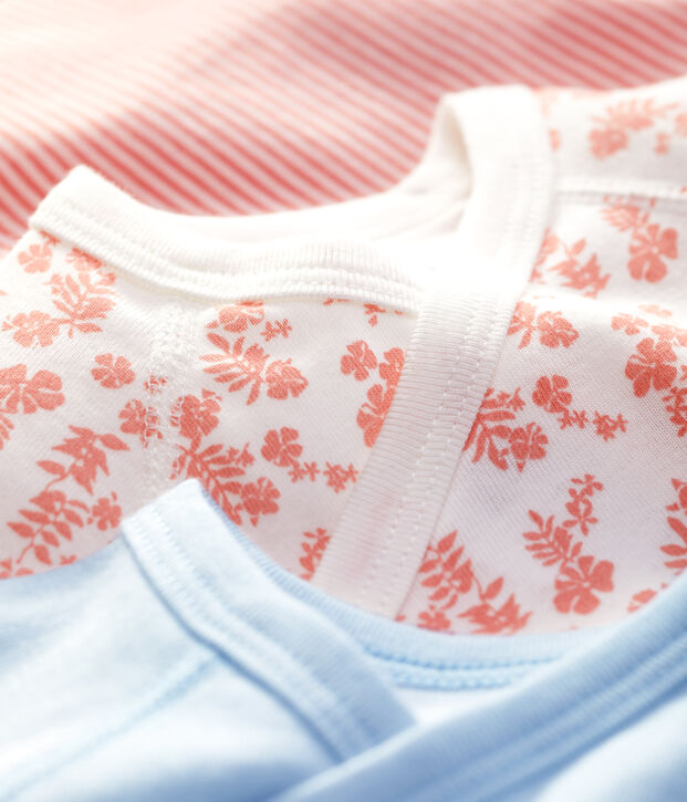 Babies' Organic Cotton Bodysuits - 3-Pack multicolor