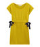 Women's short-sleeved dress BAMBOO green