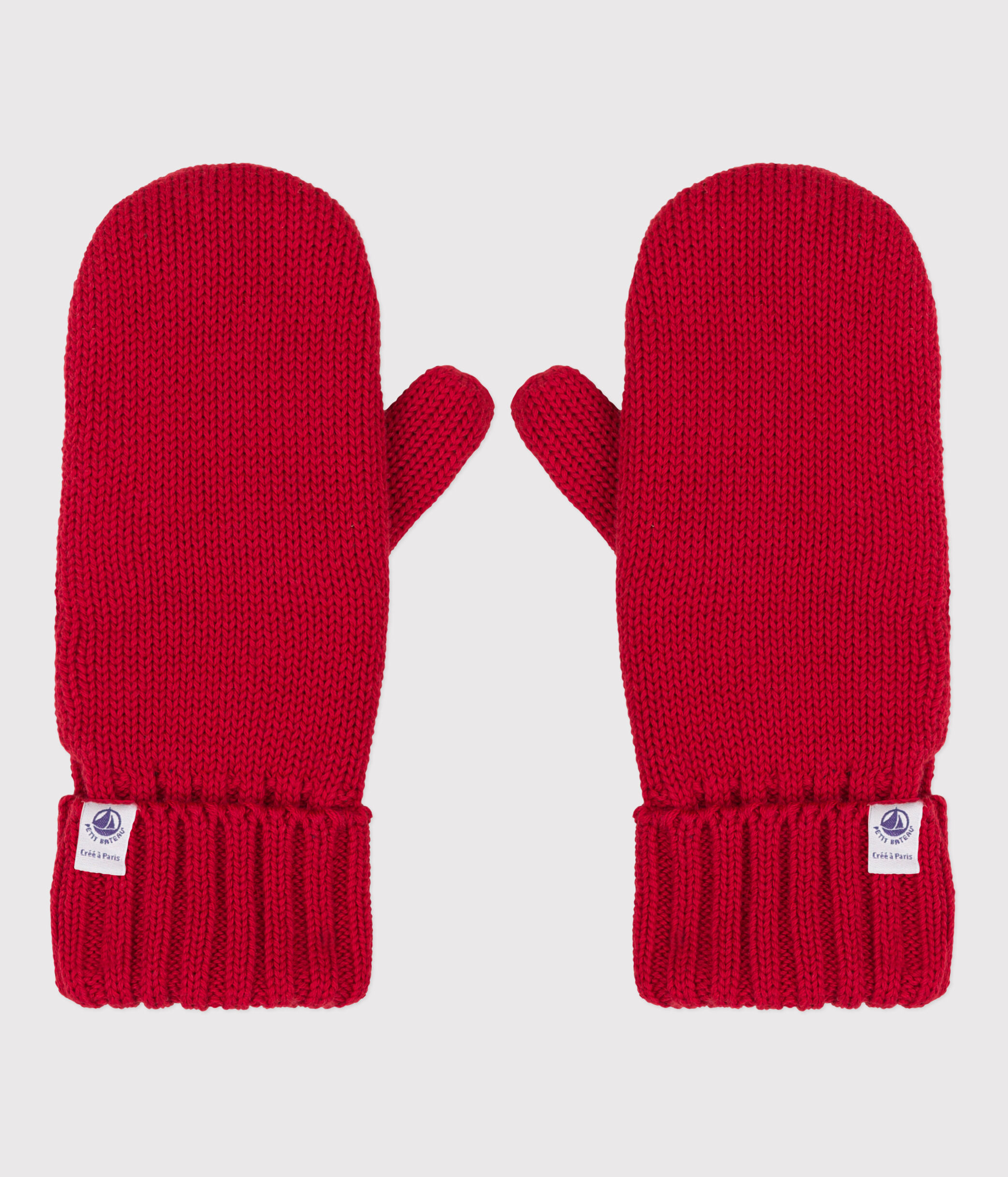 Girls red mittens discount