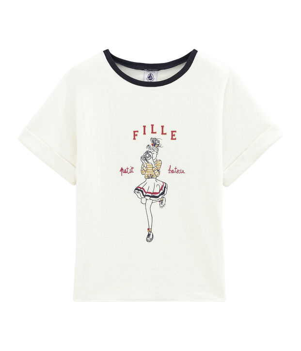 Child's short sleeved tee-shirt white