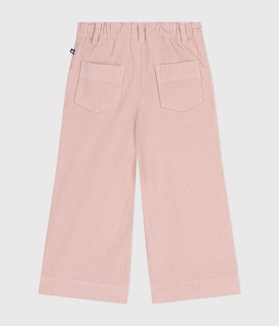Little girls' corduroy trousers SALINE pink