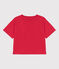 Women's Boxy Cotton T-Shirt PEPS red