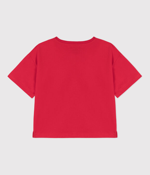 Women's Boxy Cotton T-Shirt red