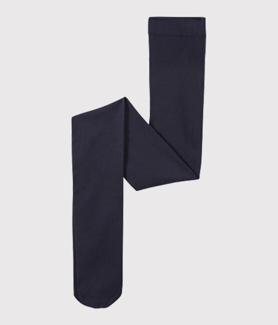 Microfibre tights for girls SMOKING blue