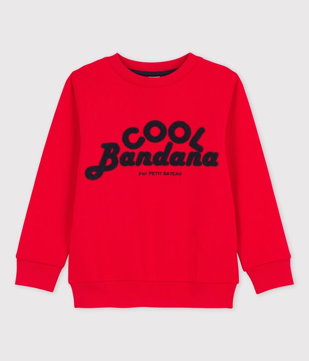 Boys' Fleece Sweatshirt red