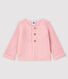 Baby girl's wool and cotton mix cardigan