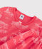Girls' Paris Print Cotton Short Pyjamas GROSEILLER pink/FLEUR pink