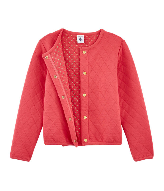 Girls' Cardigan red
