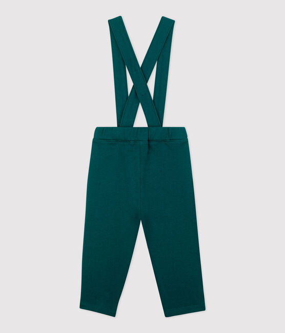 Babies' Fleece Trousers With Braces PINEDE green